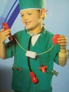 Kids Costumes to Hire - Doctor Surgeon Scrubs - SMALL